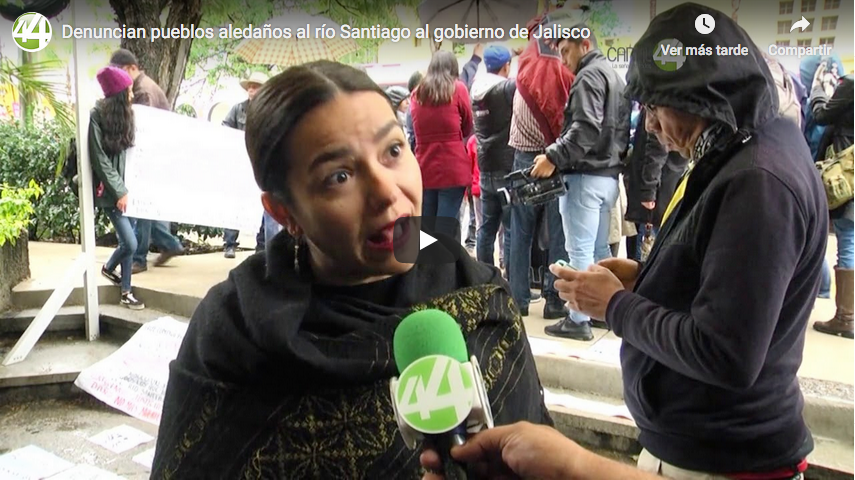 Denuncian pueblos aledaños al río Santiago al gobierno de Jalisco