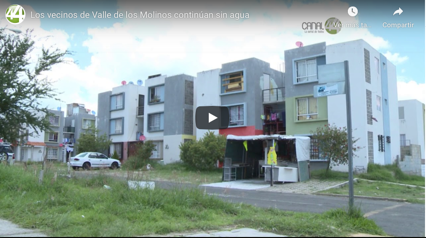 Los vecinos de Valle de los Molinos continúan sin agua