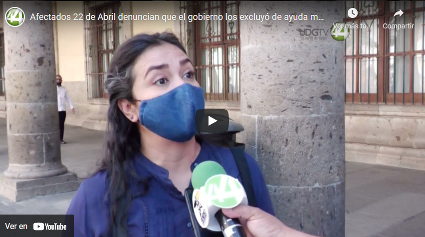 Afectados 22 de Abril denuncian que el gobierno los excluyó de ayuda médica y entrega de medicinas￼