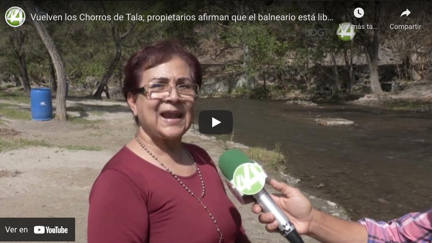 Vuelven los Chorros de Tala; propietarios afirman que el balneario está libre de contaminación￼