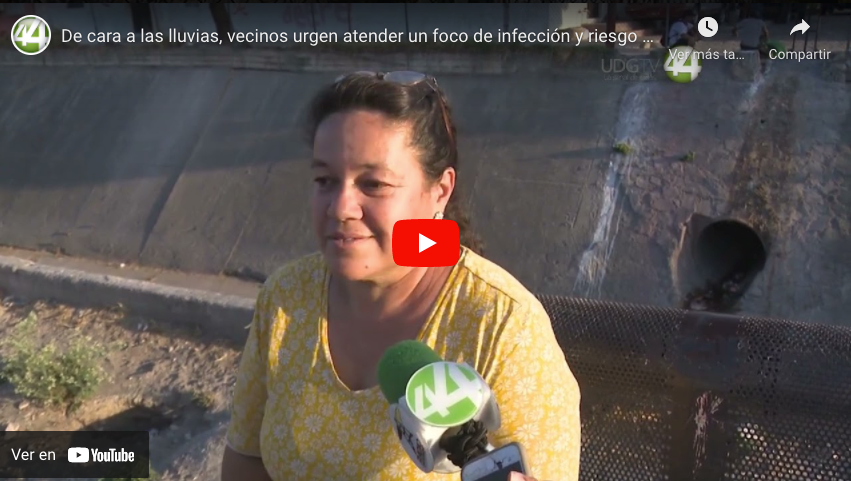De cara a las lluvias, vecinos urgen atender un foco de infección y riesgo en el Canal del Sur￼