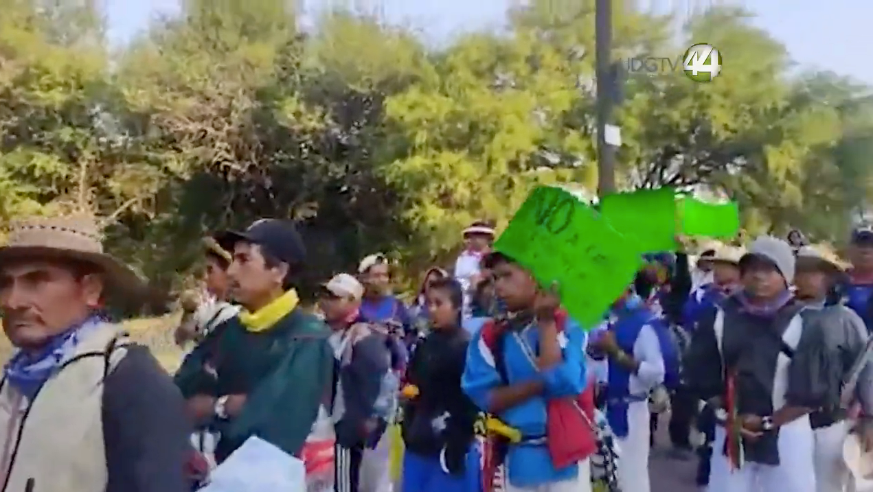 Marcha Wixárika llega el viernes a la plaza de Armas tras recorrer más de 300 kms￼