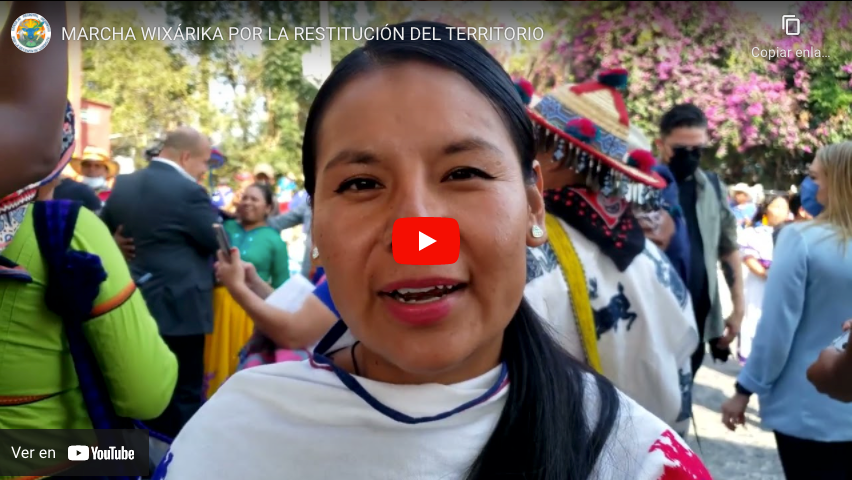 MARCHA WIXÁRIKA POR LA RESTITUCIÓN DEL TERRITORIO￼