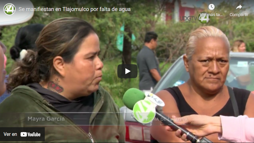 Se manifiestan en Tlajomulco por falta de agua￼