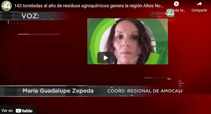 143 toneladas al año de residuos agroquímicos genera la región Altos Norte￼