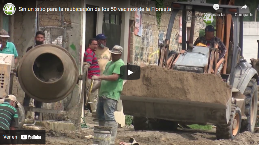 Sin un sitio para la reubicación de los 50 vecinos de la Floresta￼