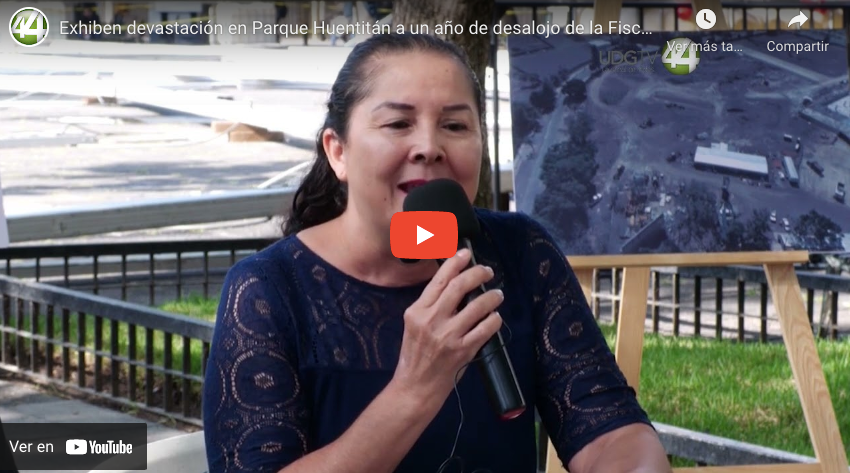 Exhiben devastación en Parque Huentitán a un año de desalojo de la Fiscalía