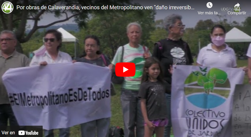 Por obras de Calaverandia, vecinos del Metropolitano ven «daño irreversible»