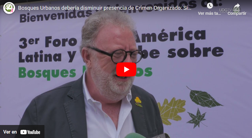 Bosques Urbanos debería disminuir presencia de Crimen Organizado: Simon Bolelli representante de FAO