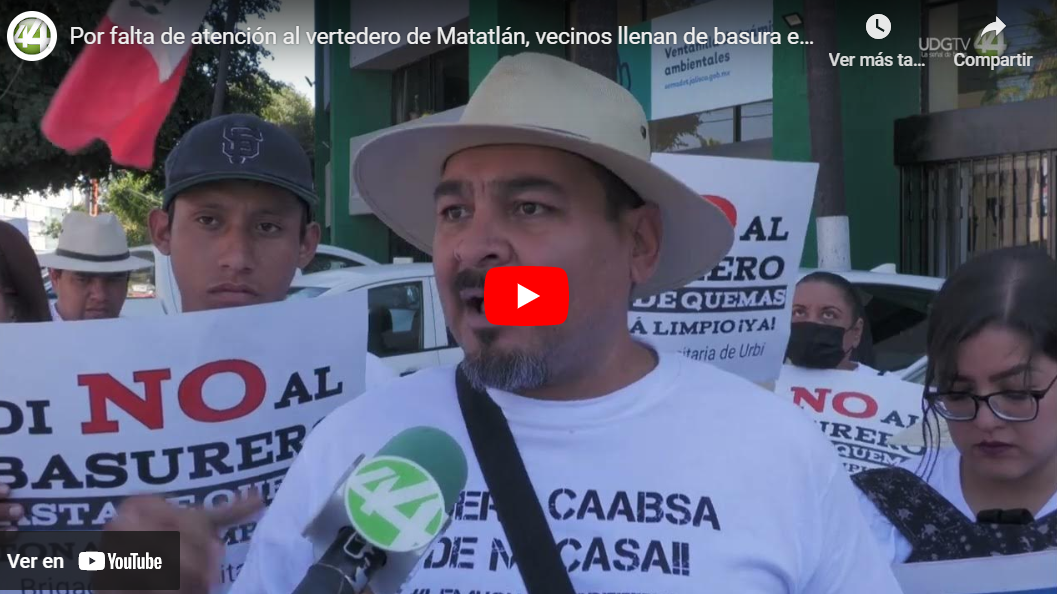 Por falta de atención al vertedero de Matatlán, vecinos llenan de basura el edificio de Semadet