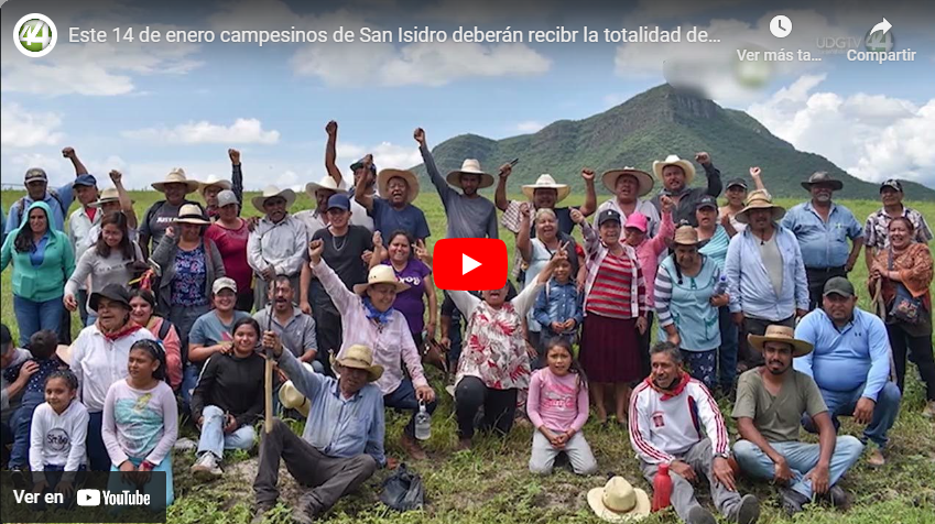 Este 14 de enero campesinos de San Isidro deberán recibr la totalidad de sus tierras