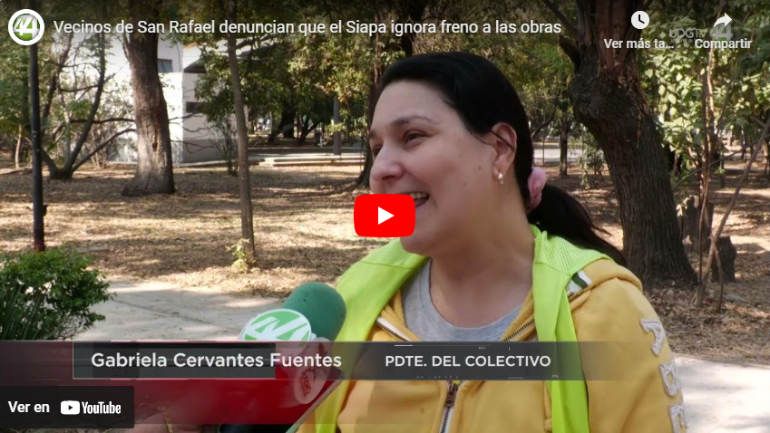 Vecinos de San Rafael denuncian que el Siapa ignora freno a las obras