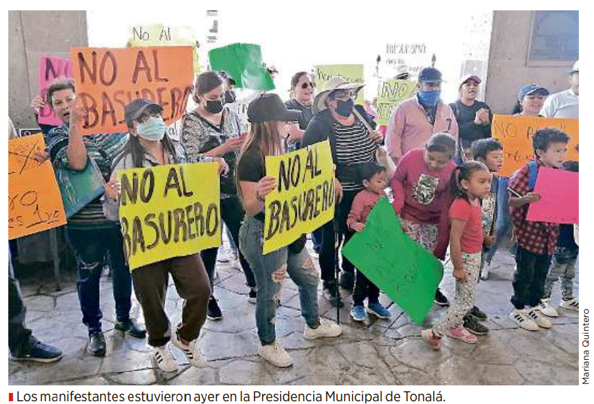 Truenan tonaltecas vs. planta de transferencia