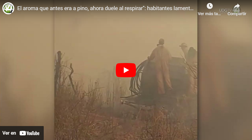 El aroma que antes era a pino, ahora duele al respirar»: habitantes lamentan incendio en Atemajac