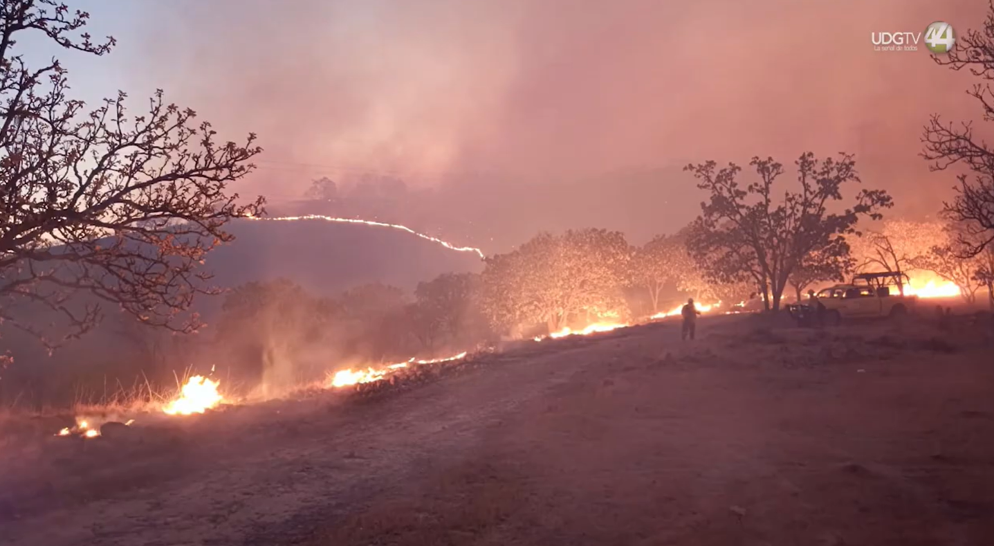 Bomberos y brigadistas forestales atacan dos incendios la noche del jueves