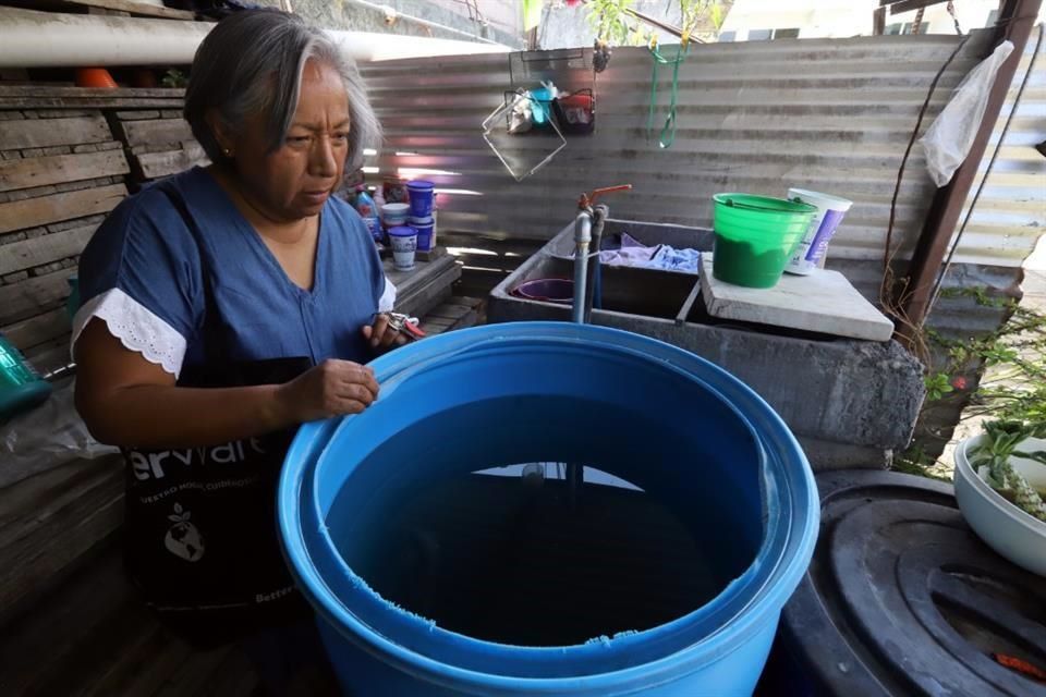 Resiente el 83% de hogares la escasez de agua
