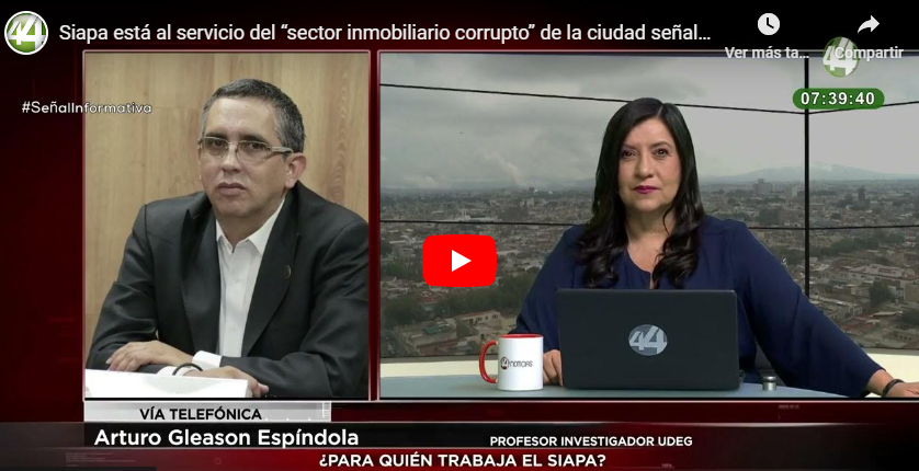 Siapa está al servicio del “sector inmobiliario corrupto” de la ciudad señala Arturo Gleason
