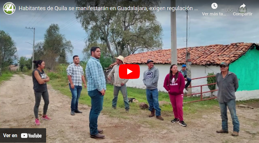 Habitantes de Quila se manifestarán en Guadalajara, exigen regulación de extracción de agua