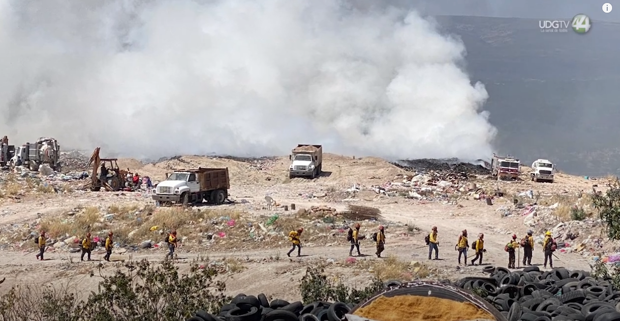 Se incendia vertedero en Colotlán