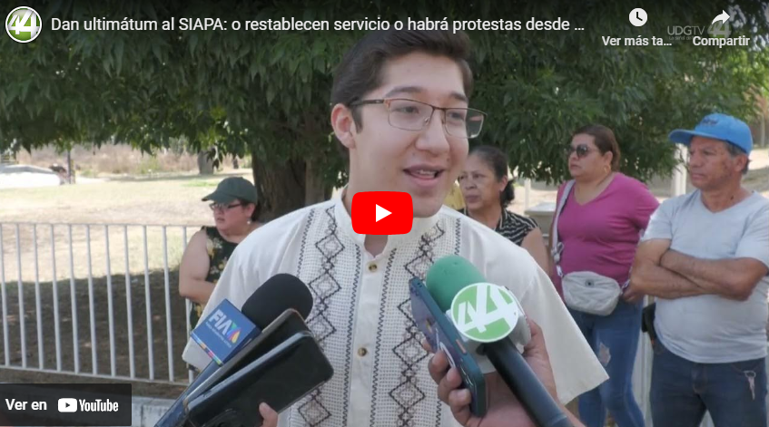 Dan ultimátum al SIAPA: o restablecen servicio o habrá protestas desde El Fortín