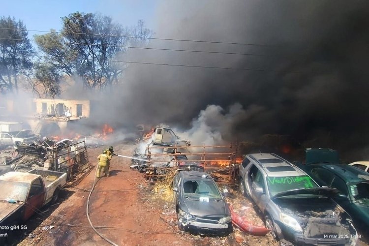 Reportan incendio no forestal en Chapala