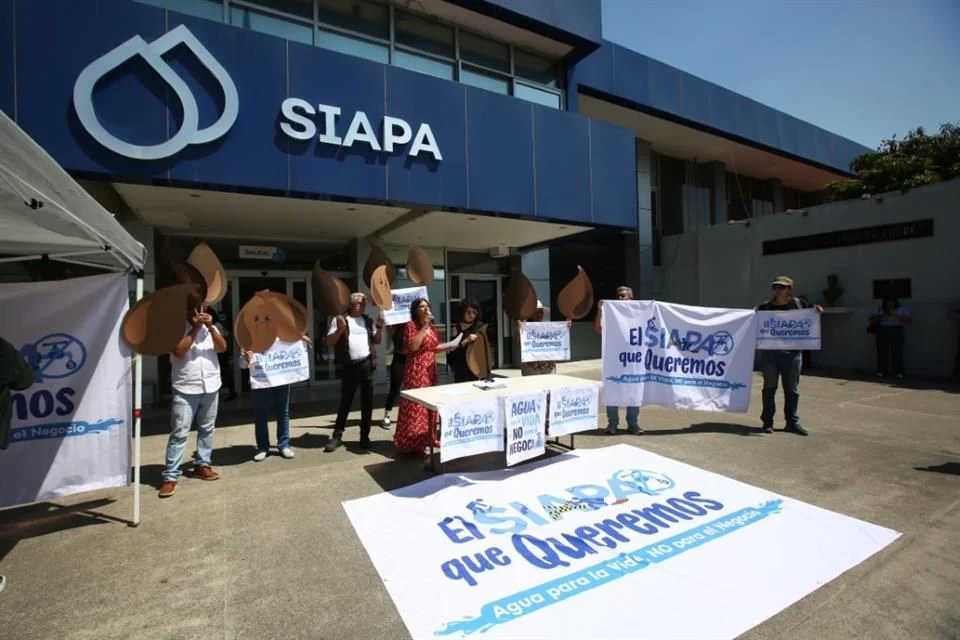 Protestan ciudadanos en Siapa por mala calidad de agua