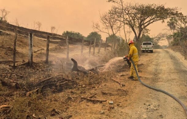Continúan labores de combate en incendios forestales de Cabo Corrientes y Tomatlán