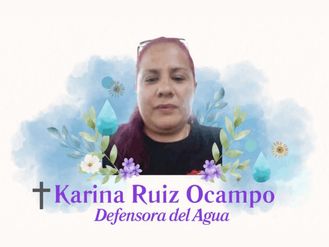 JusticiaParaKarinaRuiz, exigen organizaciones ante desaparición y feminicidio de defensora del agua en El Arenal, Jalisco