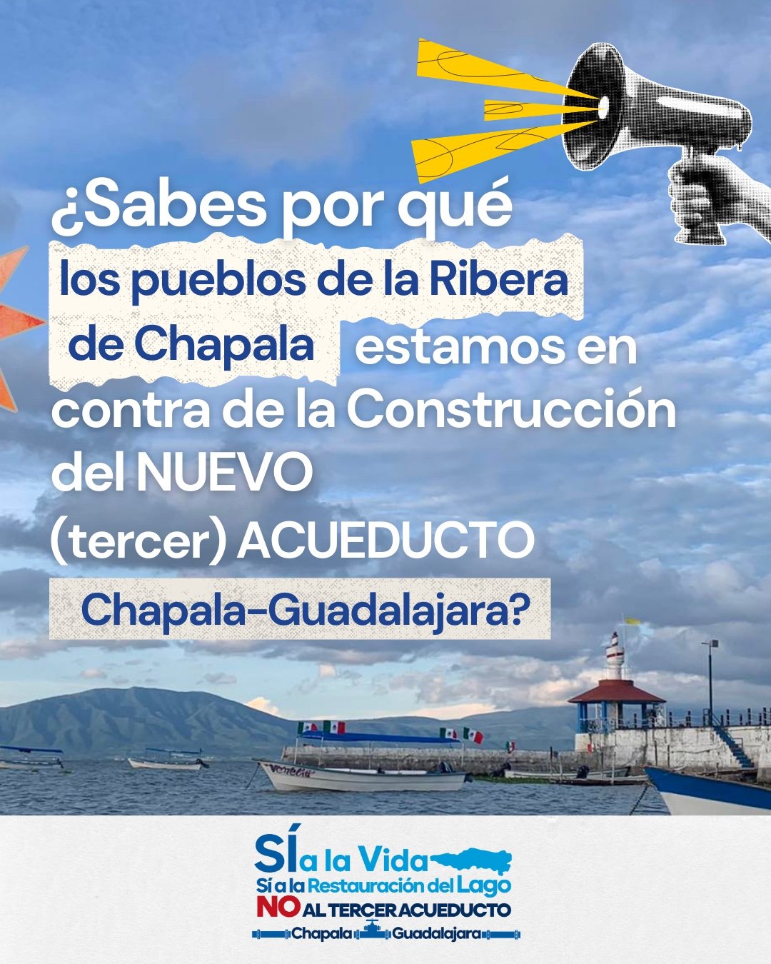 ¿Sabes por qué los pueblos de la Ribera de Chapala estas en contra del nuevo acueducto?
