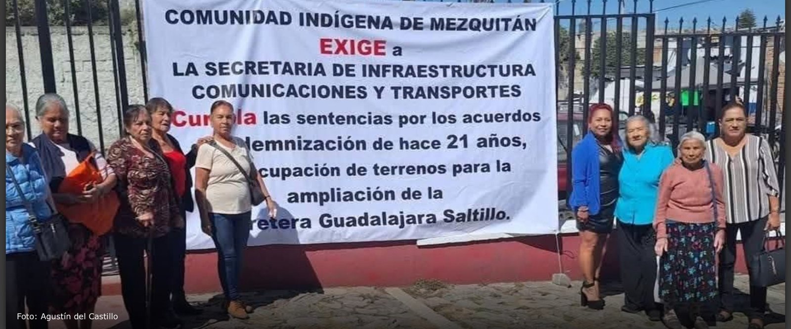 Indígenas de Mezquitán reclaman desacato de la SICT Federal