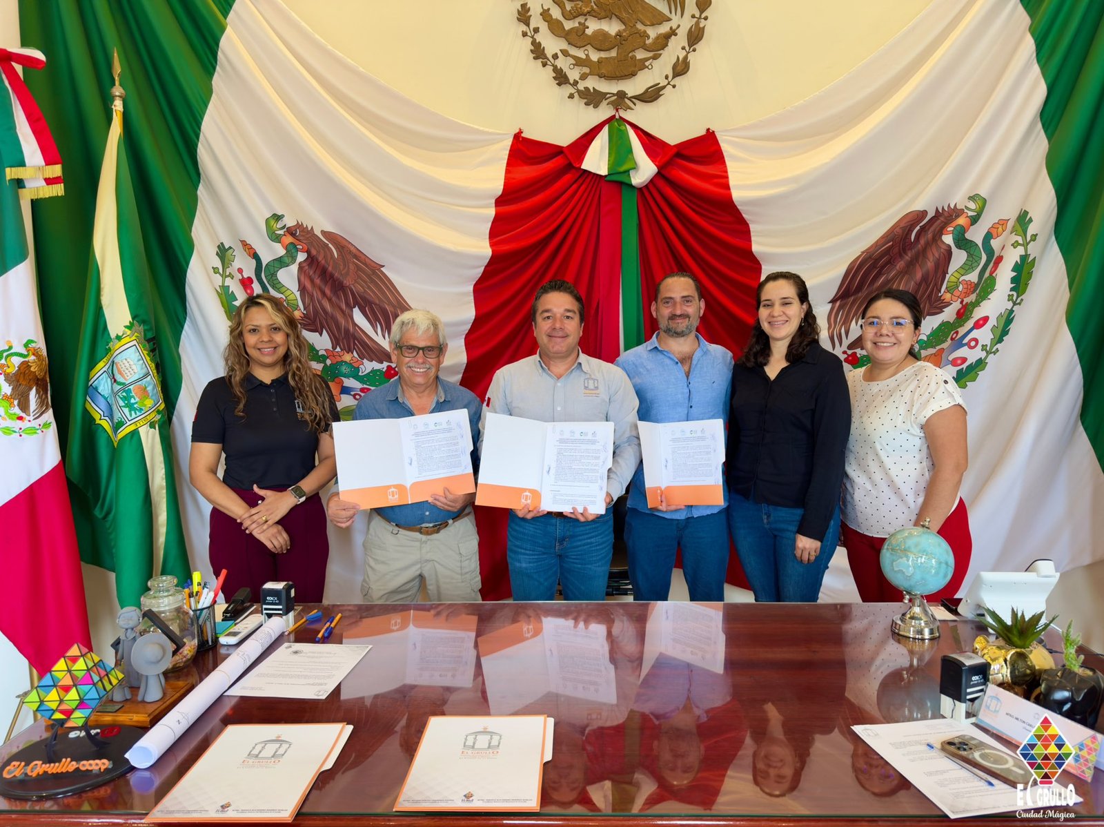 El Grullo firma convenio internacional en favor del medio ambiente