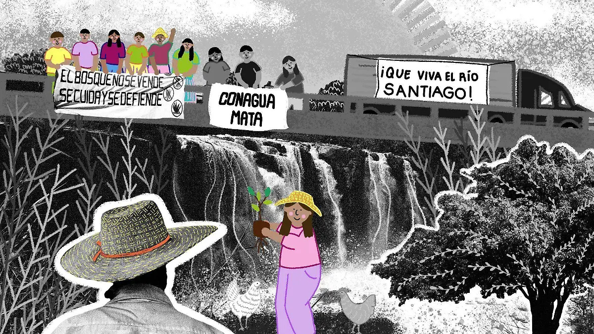 Un río contaminado, una población en lucha, y un vivero para generar esperanza 