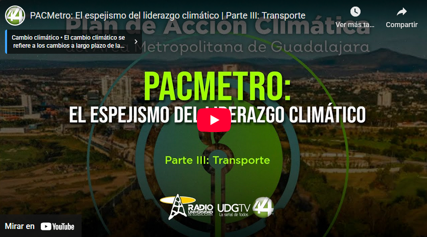 PACMetro: El espejismo del liderazgo climático | Parte III: Transporte