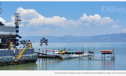Chapala mantiene su mejor nivel en tres años pese al descenso por el estiaje