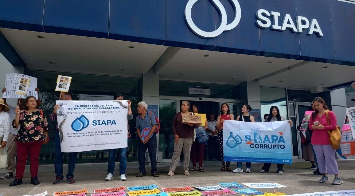 Reconocen a Siapa… por mala calidad del agua