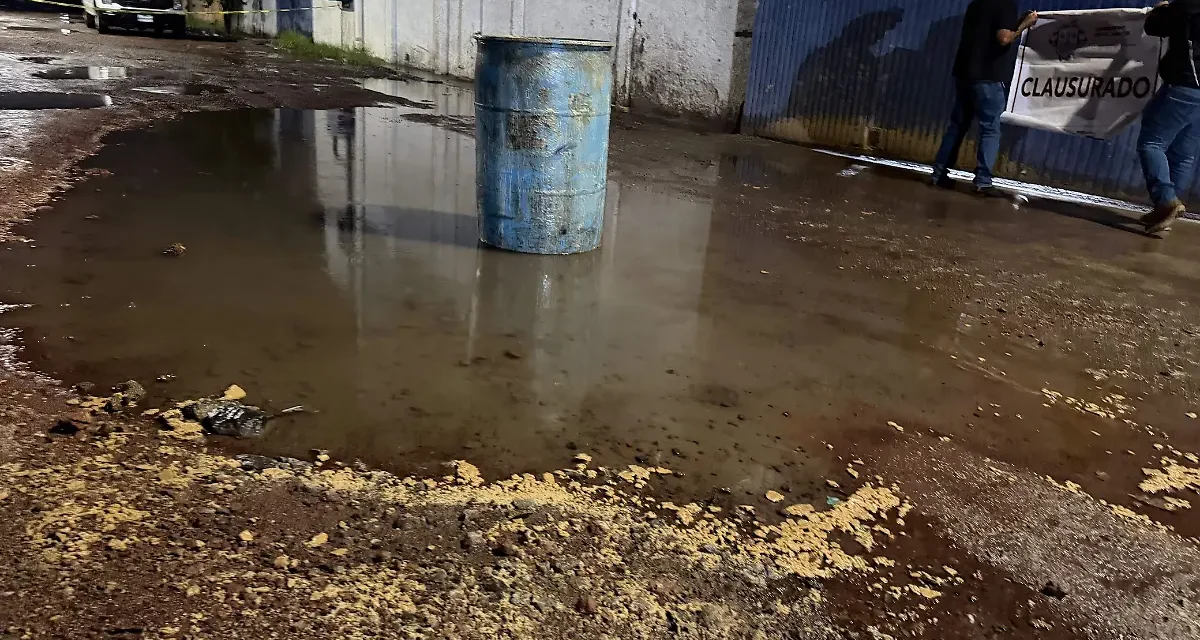 Por presunta contaminación de calles y drenaje, clausuran empresa en El Salto
