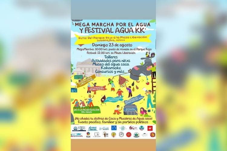 Convocan a megamarcha vs. privatizar el agua