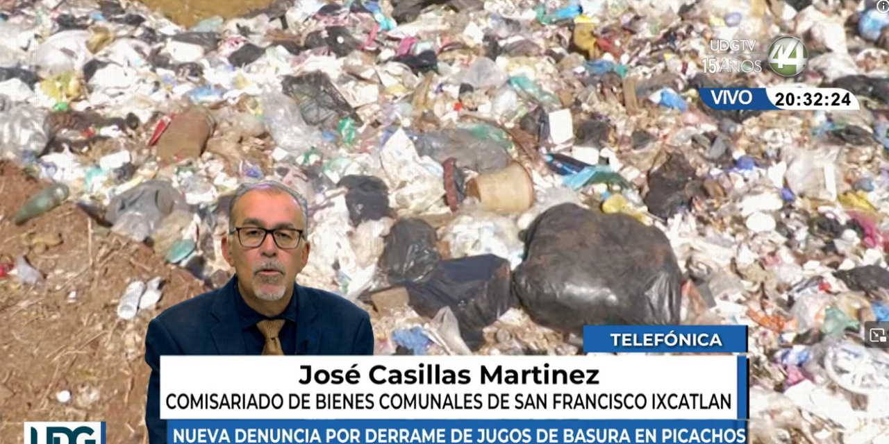 Nueva denuncia por derrame de jugos de basura en picachos | José Casillas Martinez