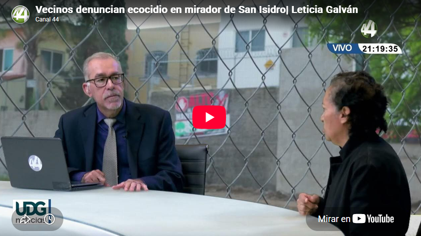 Vecinos denuncian ecocidio en mirador de San Isidro| Leticia Galván
