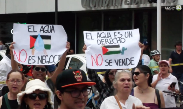 Con manifestación y festival, protestan contra agua contaminada del SIAPA