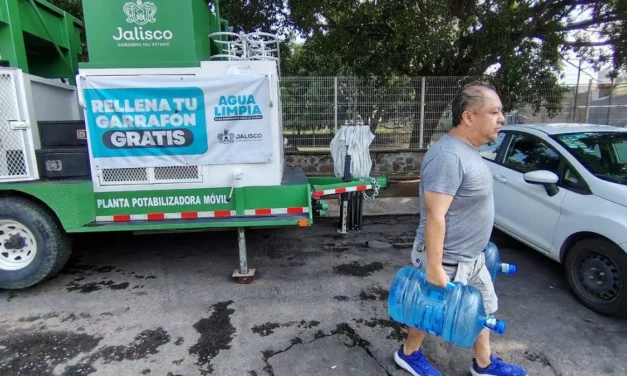 Vecinos de Tlaquepaque consideran insuficiente la planta potabilizadora móvil ante la crisis del agua