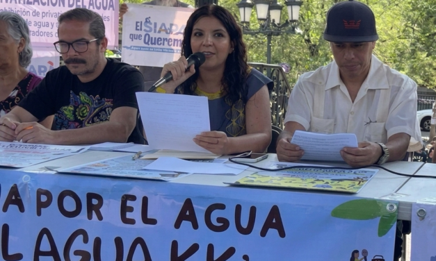 Ante crisis del agua, solicitan acuerdos públicos-comunitarios en lugar de asociaciones público-privadas