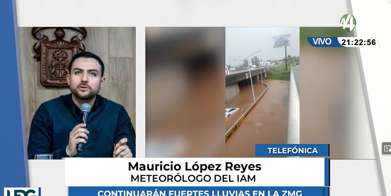 Mauricio López Reyes explica las causas de las fuertes lluvias en la ZMG