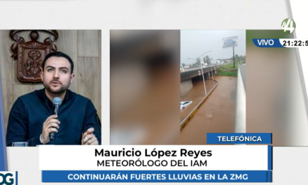 Mauricio López Reyes explica las causas de las fuertes lluvias en la ZMG