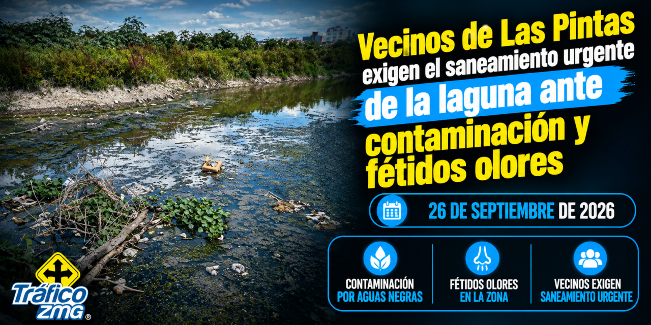 Vecinos de Las Pintas exigen el saneamiento urgente de la laguna ante contaminación y fétidos olores