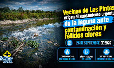 Vecinos de Las Pintas exigen el saneamiento urgente de la laguna ante contaminación y fétidos olores