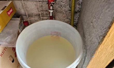 El Sauz, con agua menos apestosa, pero aún amarilla