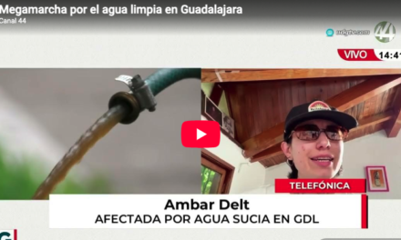 Megamarcha por el agua limpia en Guadalajara