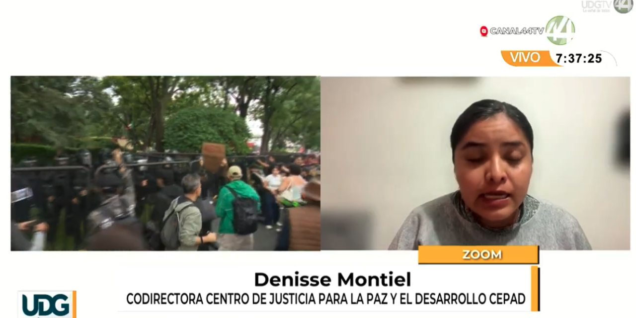 Denisse Montiel habla sobre protesta por la calidad del agua en Guadalajara