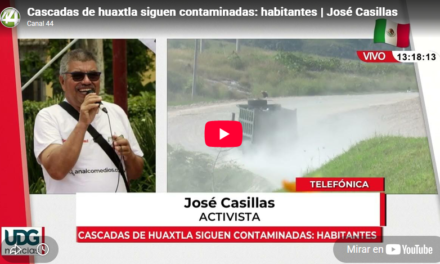 Cascadas de huaxtla siguen contaminadas: habitantes | José Casillas